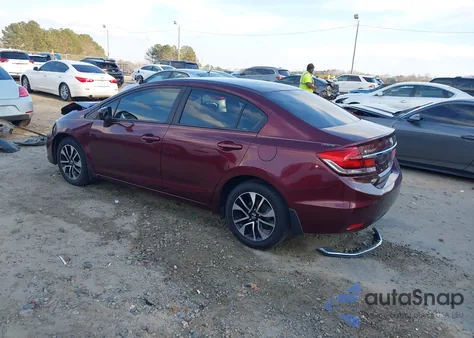 2014 Honda Civic Ex z USA, uszkodzony, nr VIN 19XFB2F88EE024400
